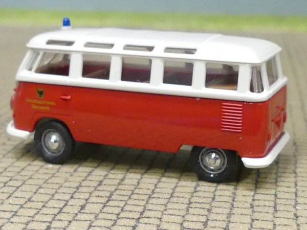 1/87 Brekina # 0808 VW T1 b Samba Feuerwehr Dortmund Sondermodell Reinhardt