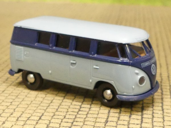 1/87 Brekina # 0806 VW T1 b blau dunkelblau blau Bus/k BBF