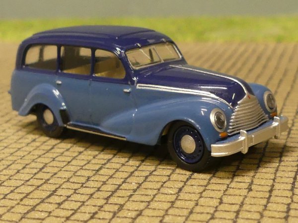 1/87 Brekina EMW 340 Kombi dunkelblau/blau 1950, 27357