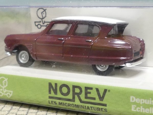 1/87 Norev Citroen Ami 6 dunkelrot Dach weiß 153513