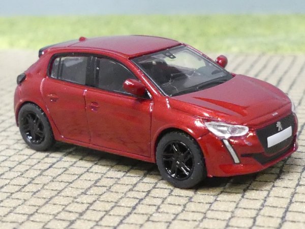 1/87 PCX Peugeot 208 II, dunkelrot, 2019, 870594