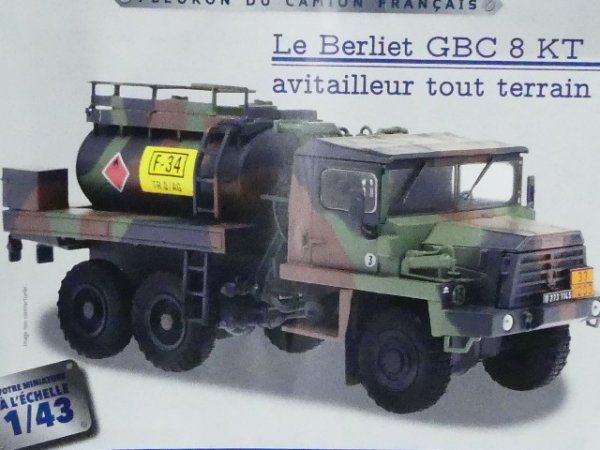 1/43 Ixo Berliet GBC 8 KT Tankfahrzeug Militär Berliet 90