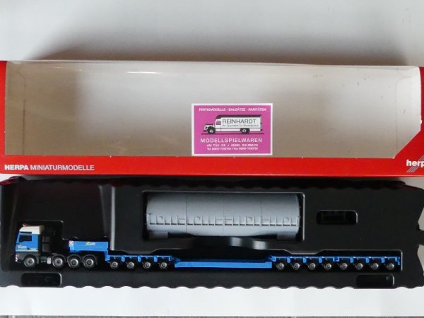 1/87 Herpa MAN TGX XXL Tieflade-SZ mit Ladung Bautrans Felbermayr 307338