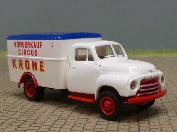 1/87 Brekina Opel Blitz Circus Krone Vorverkauf 35336