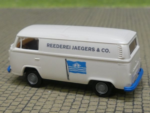 1/87 Brekina VW T2 Kasten Reederei Jaegers & Co Sondermodell