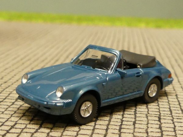 1/87 Wiking Porsche 911 Cabrio stratoblaumetallic SONDERPREIS 162 3