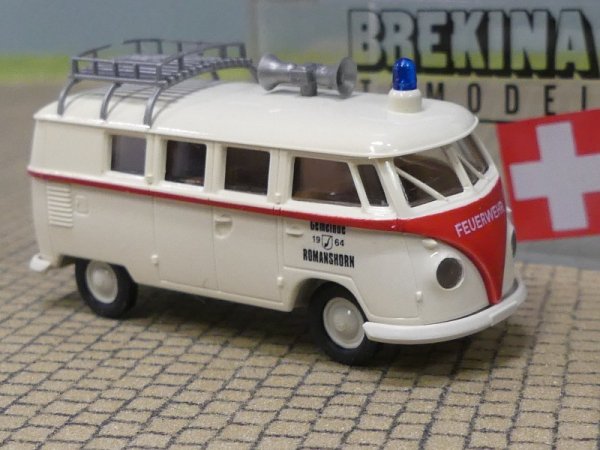 1/87 Brekina # 0866 VW T1 b Feuerwehr Romanshorn Schweiz CH