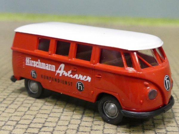 1/87 Brekina # 0895 VW T1 b Hirschmann Antennen Kundendienst Bus 31504