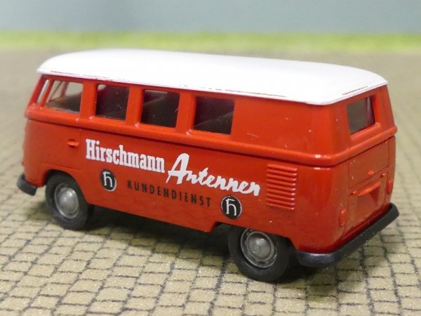 1/87 Brekina # 0895 VW T1 b Hirschmann Antennen Kundendienst Bus 31504