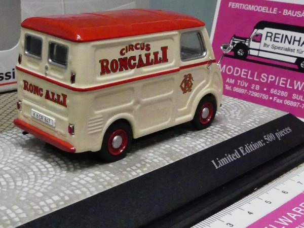 1/43 Premium Classixxs Goggomobil Circus Roncalli 11108