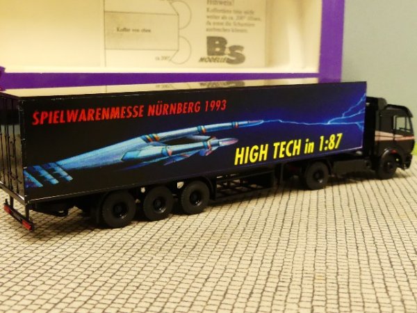 1/87 B&S MB SK B&S Nürnberg 1993 Koffer Sattelzug 400006