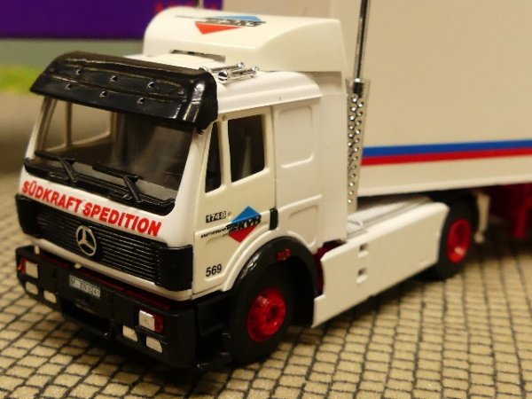 1/87 B&S MB SK SÜDKRAFT Spedition Koffer Sattelzug