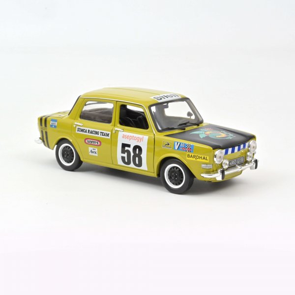 1/18 Norev Simca 1000 Rallye 2 SRT 1973 #58 Acide Green 185699