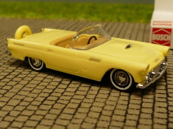 1/87 Busch Ford Thunderbird Cabrio offen gelb beige 45210
