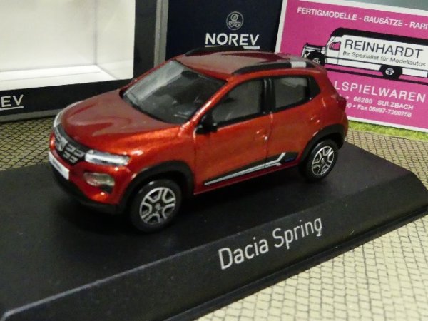1/43 Norev Dacia Spring Comfort 2022 goji red 509061