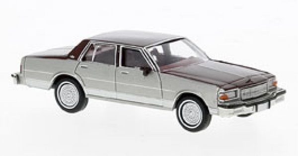 1/87 Brekina Chevrolet Caprice silber/dunkelrot 19708