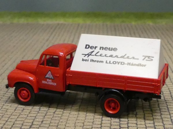 1/87 Brekina Borgward B1500 Lloyd Alexander Werbung Dreiecksplane