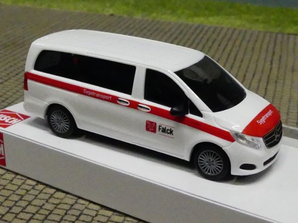 1/87 Busch Mercedes-Benz V-Klasse "Rettungsdienst Falck" 51175