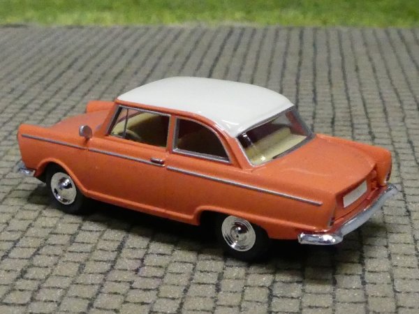 1/87 Brekina DKW Junior de Luxe lachsrot Dach elfenbein 28107