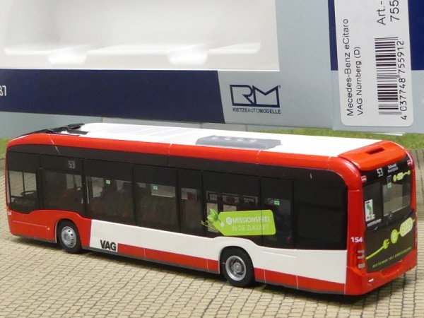 1/87 Rietze MB eCitaro VAG Nürnberg 75591