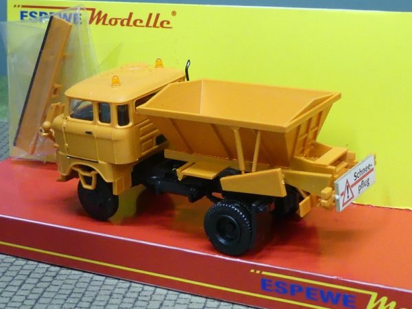 1/87 Busch Espewe IFA W50 LA D035 Winterdienst mit Schneeschild 95286