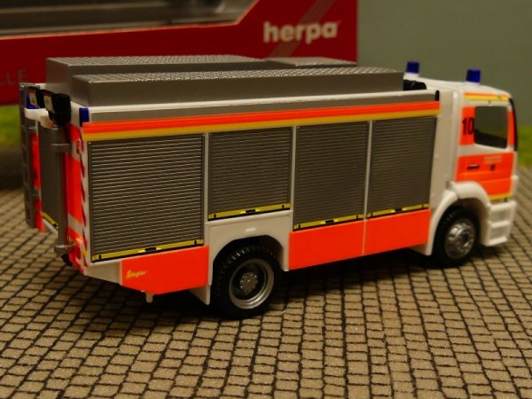 1/87 Herpa MB Axor Rüstwagen RW2 Feuerwehr Düsseldorf 094634
