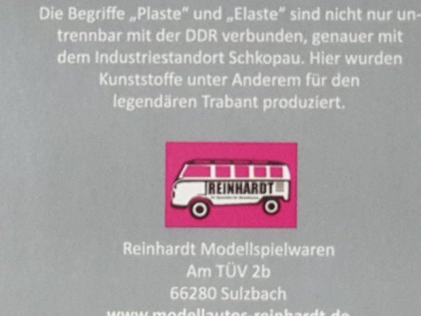 1/87 Wiking Volvo F89 Tank-Sattelzug Plaste und Elaste aus Schkopau 0786 51