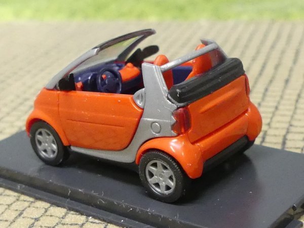 1/87 Busch Smart Cabrio rot/silber