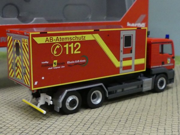 1/87 Herpa MAN TGS Wechsellader-LKW Feuerwehr Frechen 097260