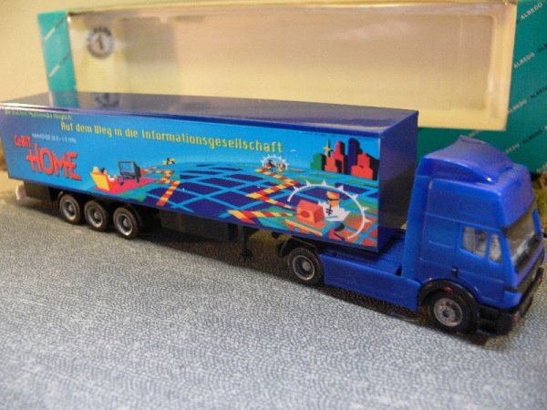 1/87 Herpa Albedo MB SK CeBIT HOME Koffer-Sattelzug 200358