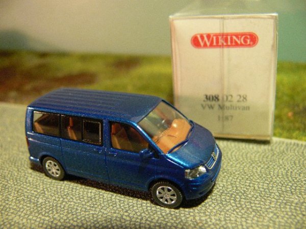 1/87 Wiking VW T5 Multivan dunkelblaumetallic 308 02 B  E
