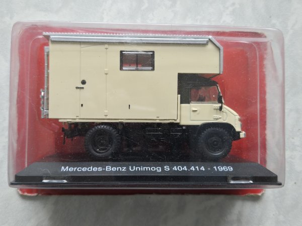 1/43 IXO Mercedes Benz Unimog S 404 Wohnmobil in Blisterverpackung