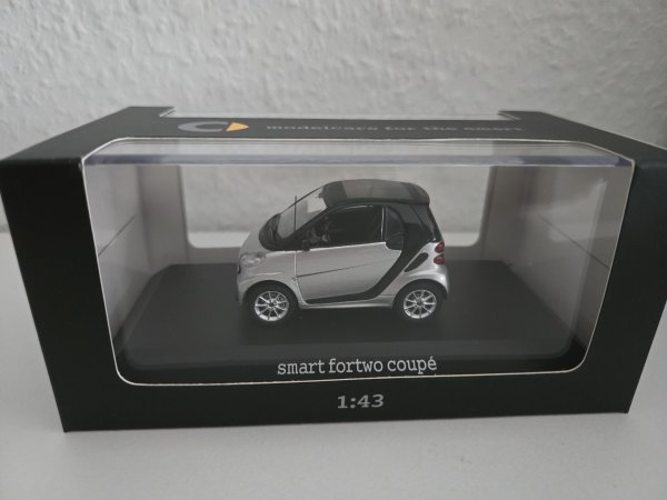 1/43 Minimax Smart fortwo coupe silber metallic B66960169