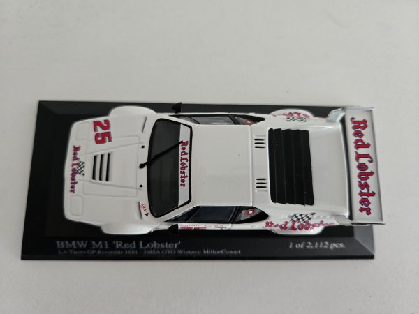 1/43 Minichamps BMW M1 IMSA LA Times GP 1981 Cowart/Miller 430 812525