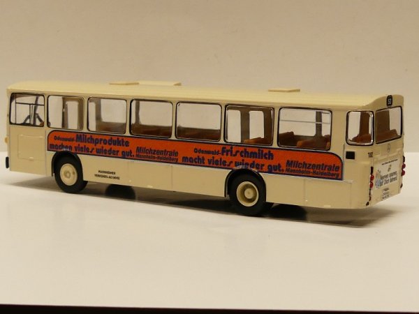 1/87 Brekina MB O 305 Mannheimer Verkehrs AG Odenwald Milch Sondermodell Reinhardt