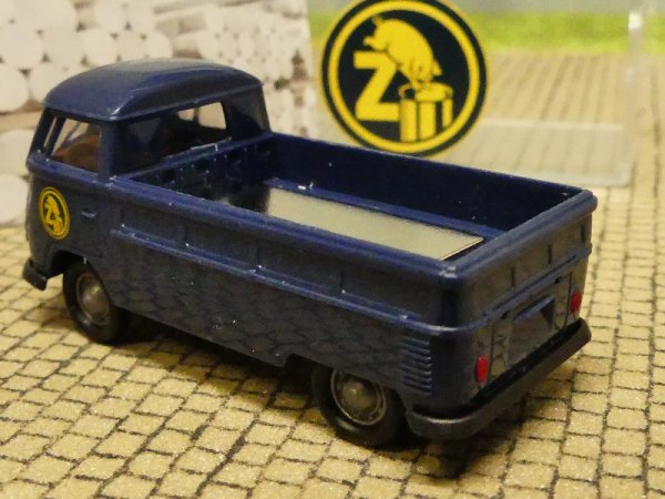 1/87 Brekina # 2100B VW T1b Züchner Dose Pritsche mit Metallplatte