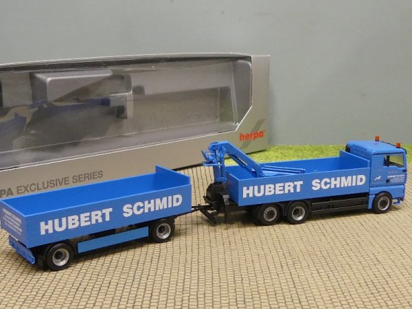 1/87 Herpa MAN TGA SCHMID Baustoff Hängerzug 907989