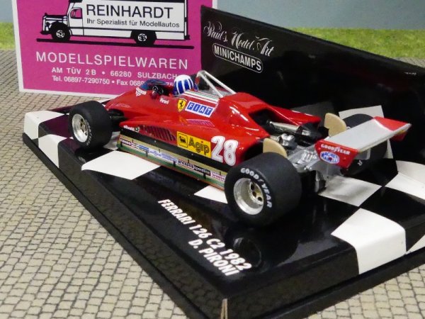 1/43 Minichamps Ferrari 126 C2 PIRONI 1982 430 820028