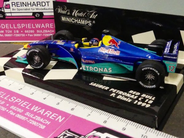 1/43 Minichamps Sauber Petronas C18 RED BULL P. Diniz 1999