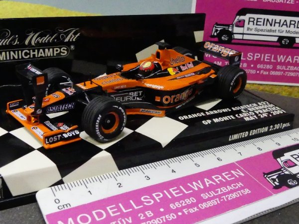 1/43 Minichamps Orange Arrows Asiatech A22 E. Bernoldi 2001