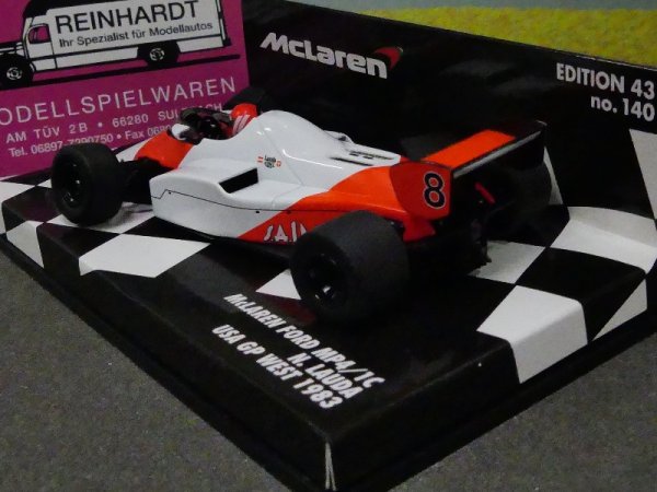 1/43 Minichamps McLaren FORD MP4/1C LAUDA 1983 Edition 140