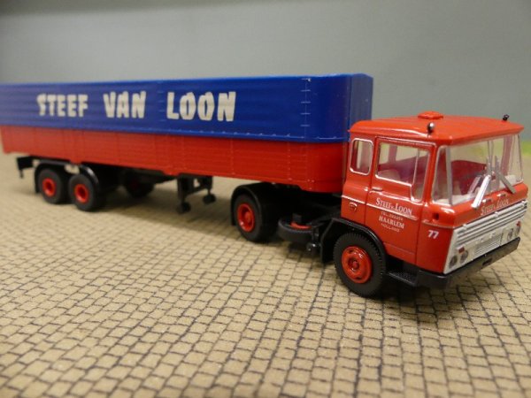 1/87 Brekina DAF FT 2600 Steef v. Loon Planensattelzug 85281