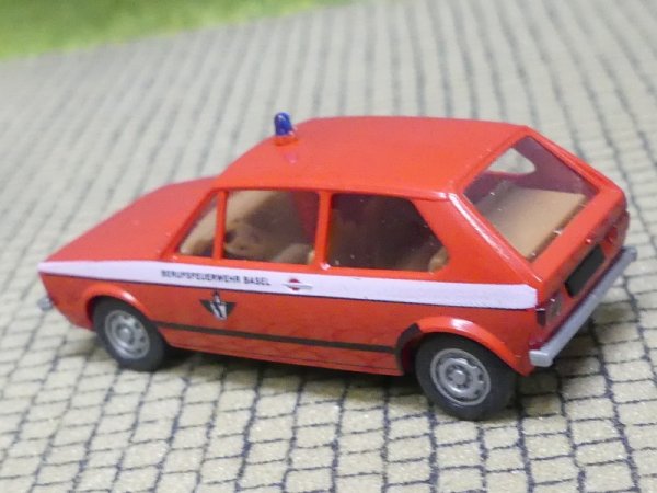 1/87 Brekina VW Golf I Berufsfeuerwehr Basel Schweiz CH