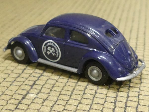1/87 Busch VW Brezelkäfer Wach-und-Schließgesellschaft Praline