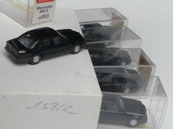 1/87 Wiking Händlerpackung MB 260E schwarz 5 Modelle 153 2