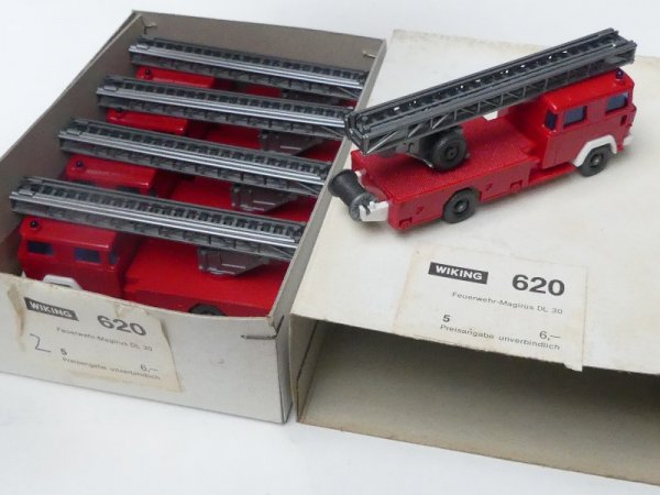 1/87 Wiking Händlerpackung Magirus  Feuerwehr DL30 5 Modelle 620