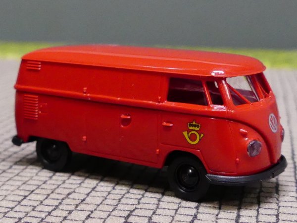 1/87 Brekina # 1619 VW T1b Post Norwegen, Posthorn auf Tür