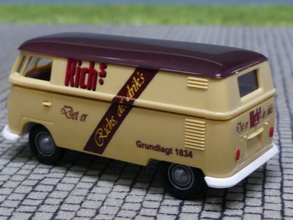 1/87 Brekina # 1672 VW T1b Richs Dänemark DK Kasten