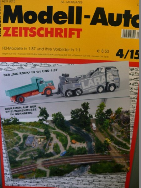 Modell Auto Zeitschrift MAZ 2015/4 April 2015