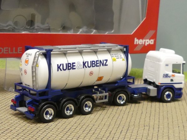 1/87 Herpa Scania R Kube & Kubenz Swapcontainer-Sattelzug 302432